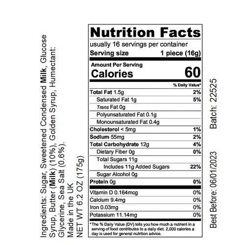 Cartwright & Butler Salted Caramel Fudge Tin