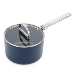 Joseph Joseph Space Ceramic Nonstick Saucepan with Folding Handle