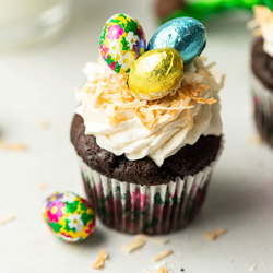 Chocolate Easter Egg Cupcakes