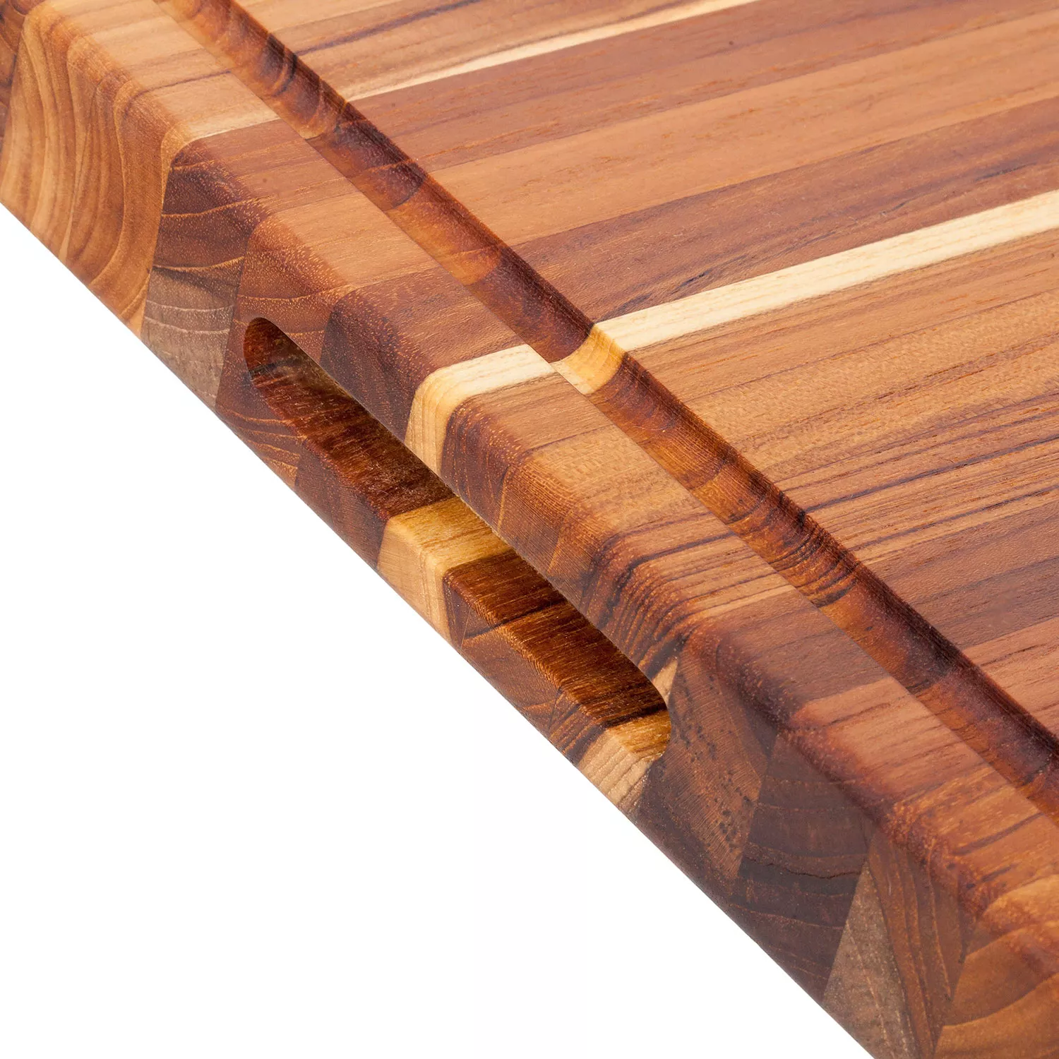 Teakhaus Heavy-duty Reversible Board with Juice Canal and Hand Grips