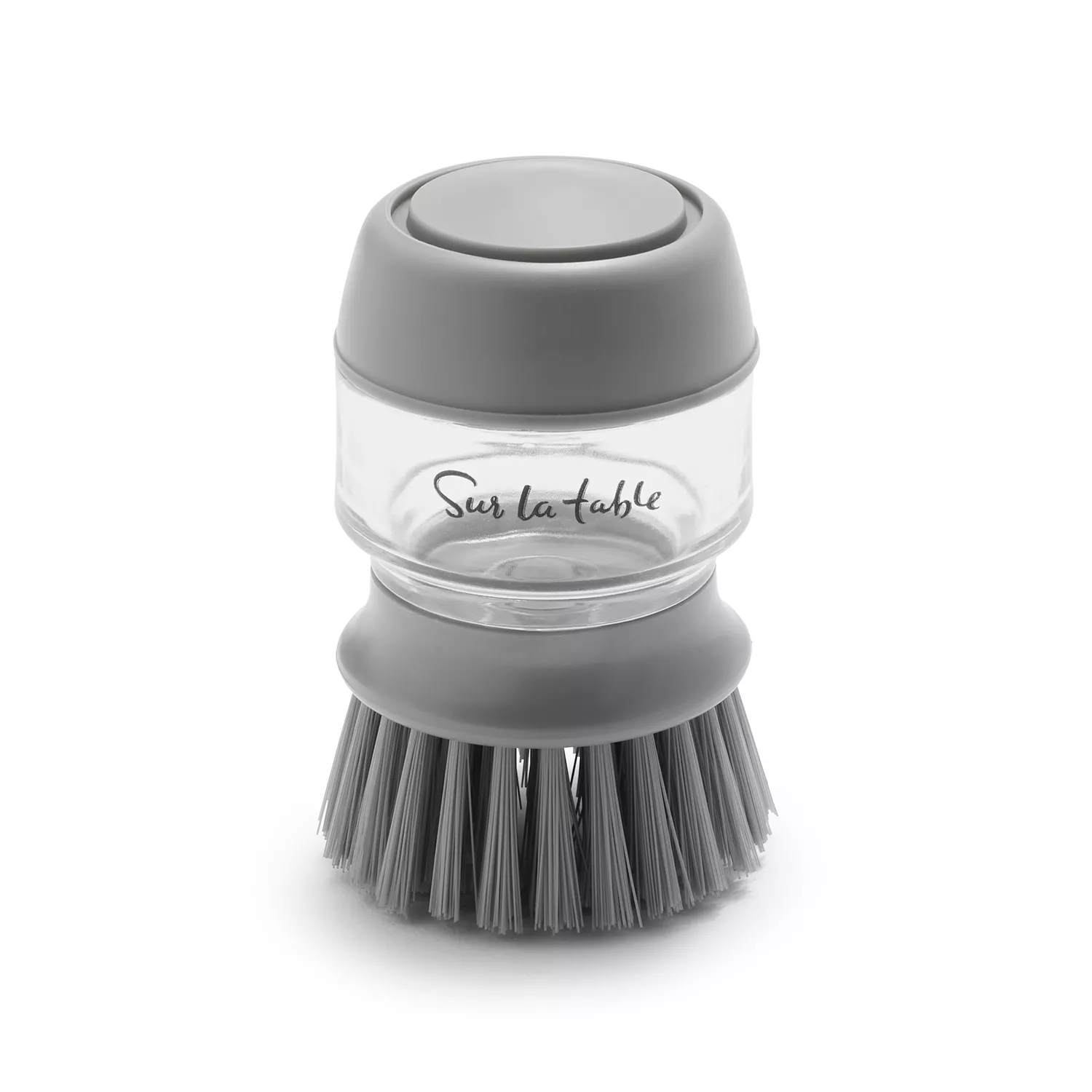 Sur La Table Soap Dispensing Palm Dish Brush
