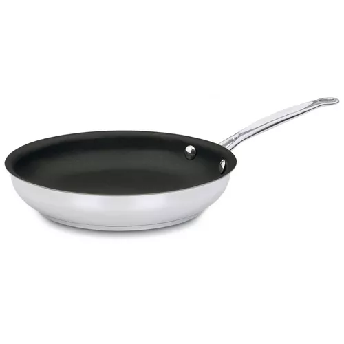 Cuisinart Chef's Classic Stainless Steel Ceramic Nonstick Skillet