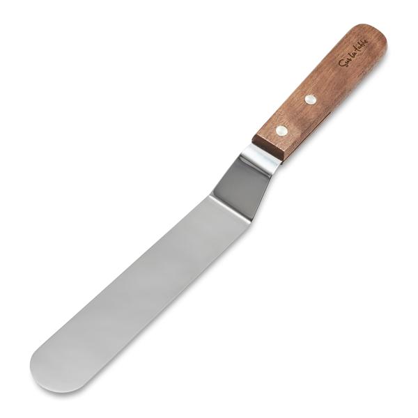 Sur La Table Offset Wood-Handle Icing Spatula