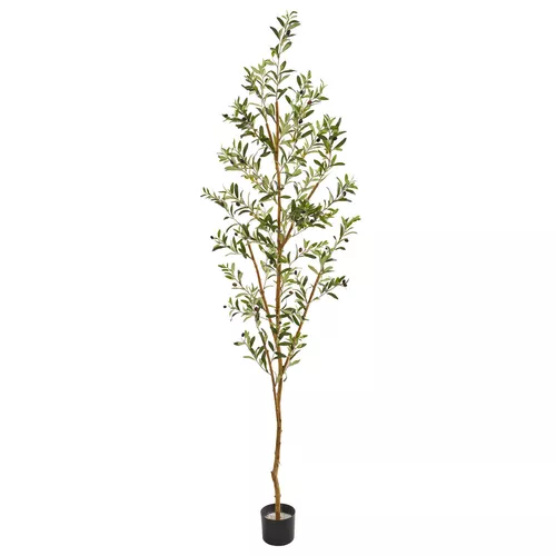 Nearly Natural Olive Silk Tree, 82"