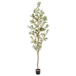 Nearly Natural Olive Silk Tree, 82" Best artificial olive tree out