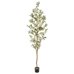 Nearly Natural Olive Silk Tree, 82"