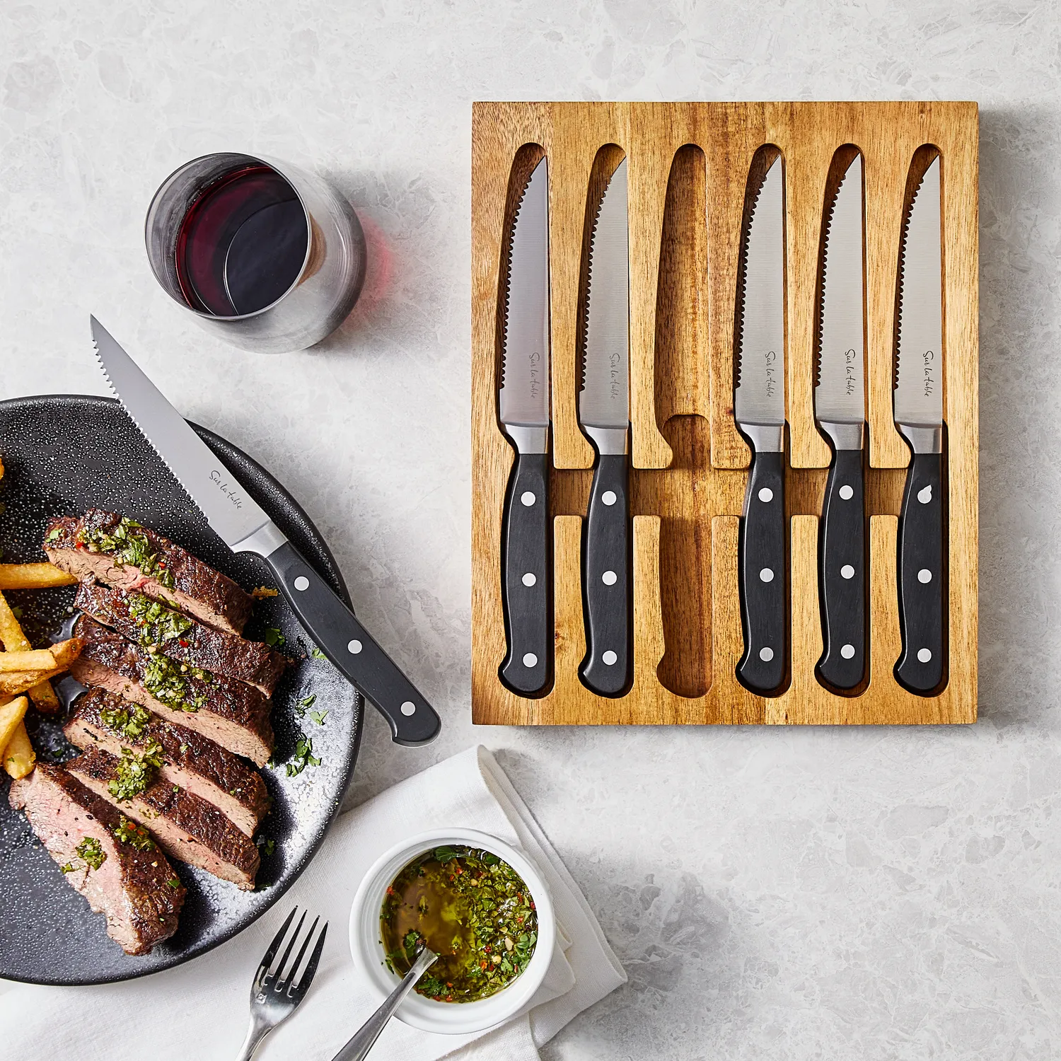 Sur La Table Steak Knives, Set of 6
