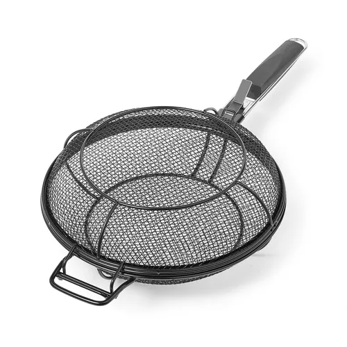Sur La Table Stainless Steel 3-in-1 Mesh Pan with Removable Handle