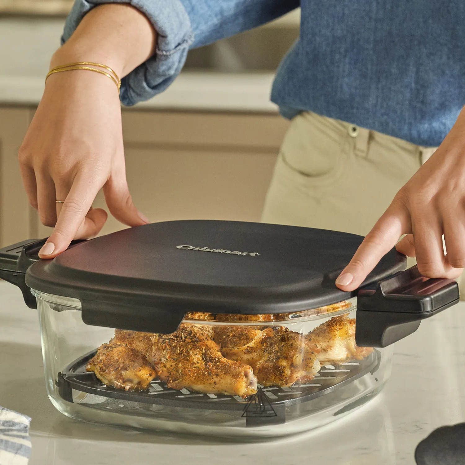 Cuisinart ClearView 4-Quart Glass Basket Air Fryer
