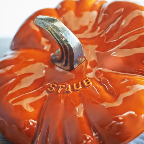 Staub Mini Stoneware Pumpkin Cocotte, .75 qt