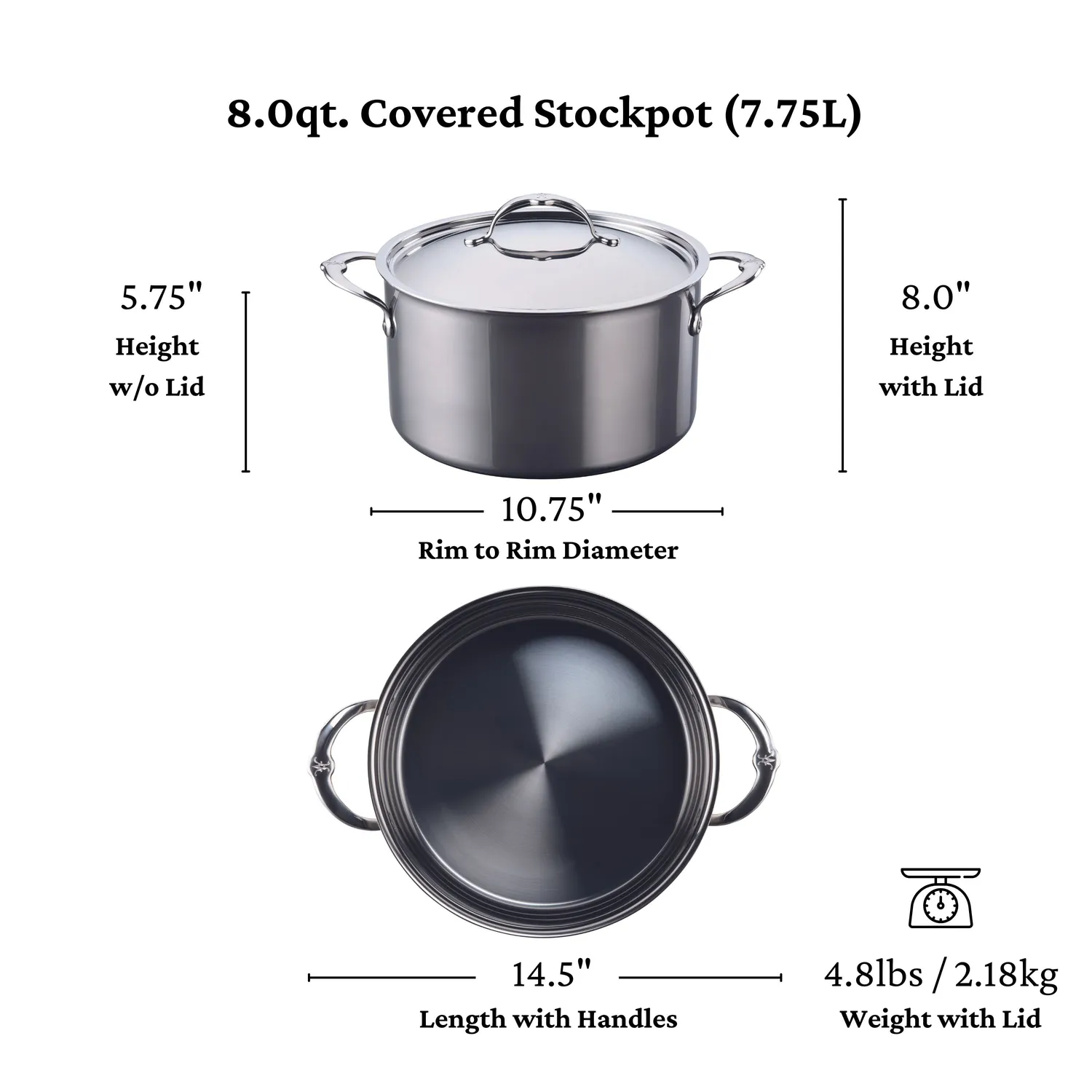 Hestan NanoBond Titanium & Provisions Stainless Steel Mixed 34-Piece Cookware Set