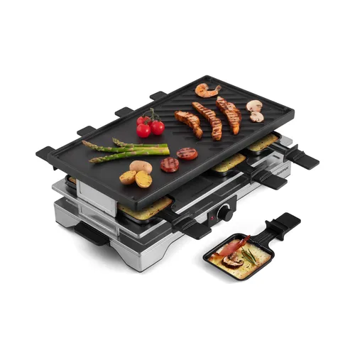 Swissmar Verso In/Outdoor Raclette Grill with Cast Iron Top