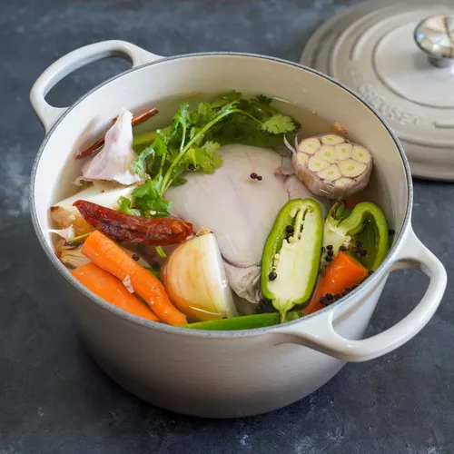 Three-Chile Chicken Stock