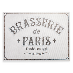 Sur la Table Brasserie Vinyl Placemat
