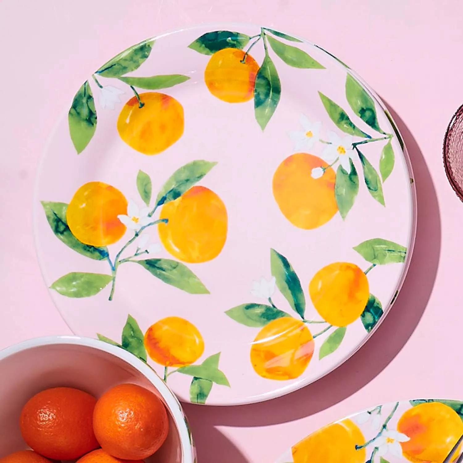 Sur La Table Citrus 12-Piece Dinnerware Set
