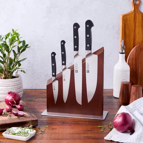 Zwilling Pro 5-Piece Magnetic Easel Knife Block Set