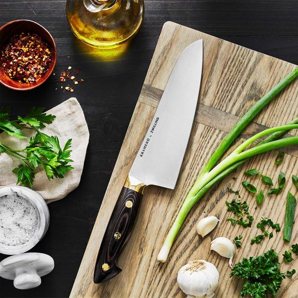 Bob Kramer 7" Carbon Steel Santoku Knife by Zwilling