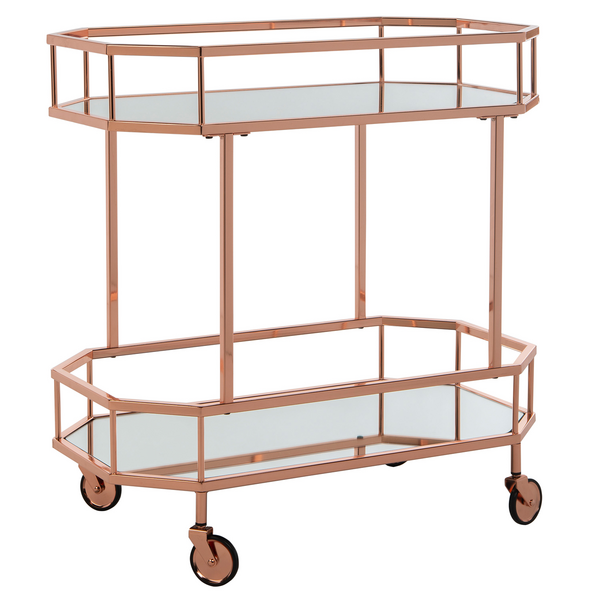 Estelle Glass Bar Cart