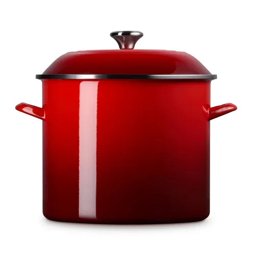 Le Creuset Enameled Steel Stockpot with Stainless Steel Knob, 16 qt.