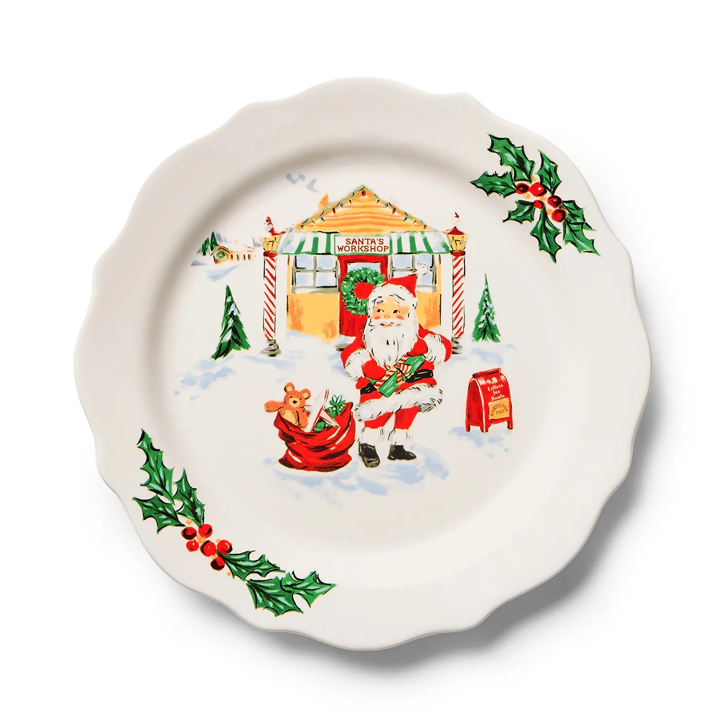 Sur La Table Snowy Village 12-Piece Dinnerware Set