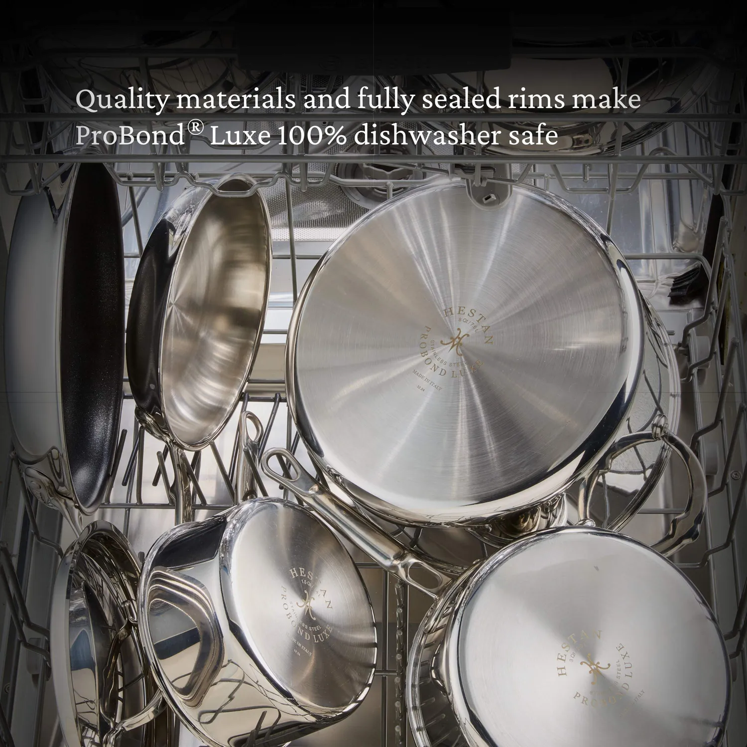 Hestan ProBond Luxe Stainless Steel 10-Piece Cookware Set