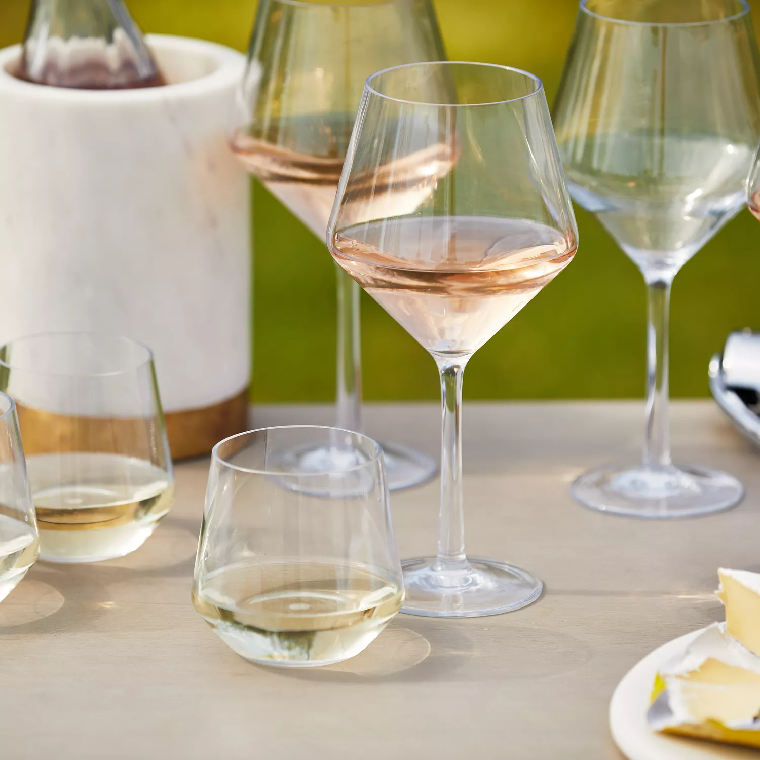 Sur La Table Outdoor Stemless Wine Glasses, Set of 4