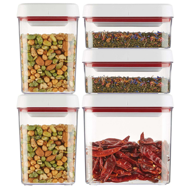 Zyliss Twist & Seal Containers, Set of 5 
