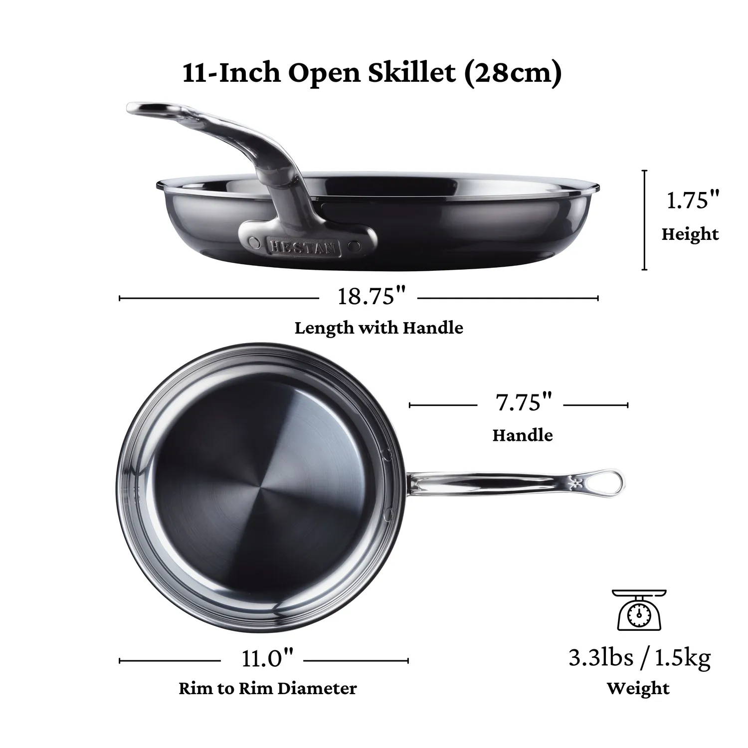 Hestan NanoBond Titanium & Provisions Stainless Steel 27-Piece Cookware Set