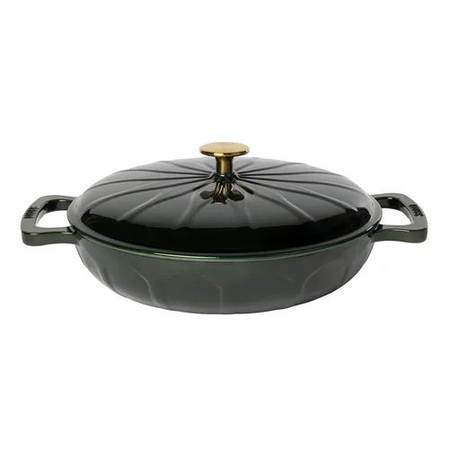 Lodge Luxe Enameled Cast Iron Braiser, 3.6 qt. 