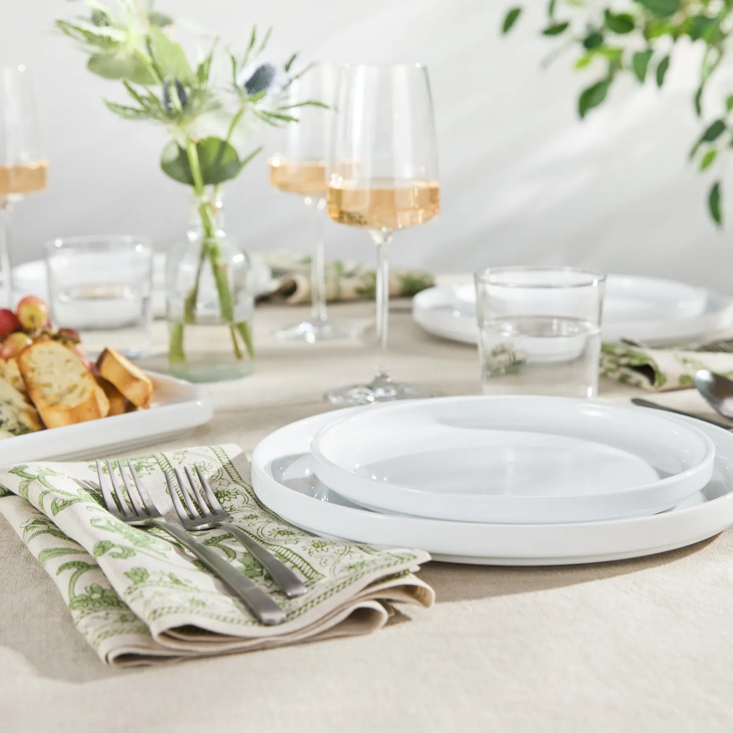 Sur La Table Orchid Melamine Salad Plate