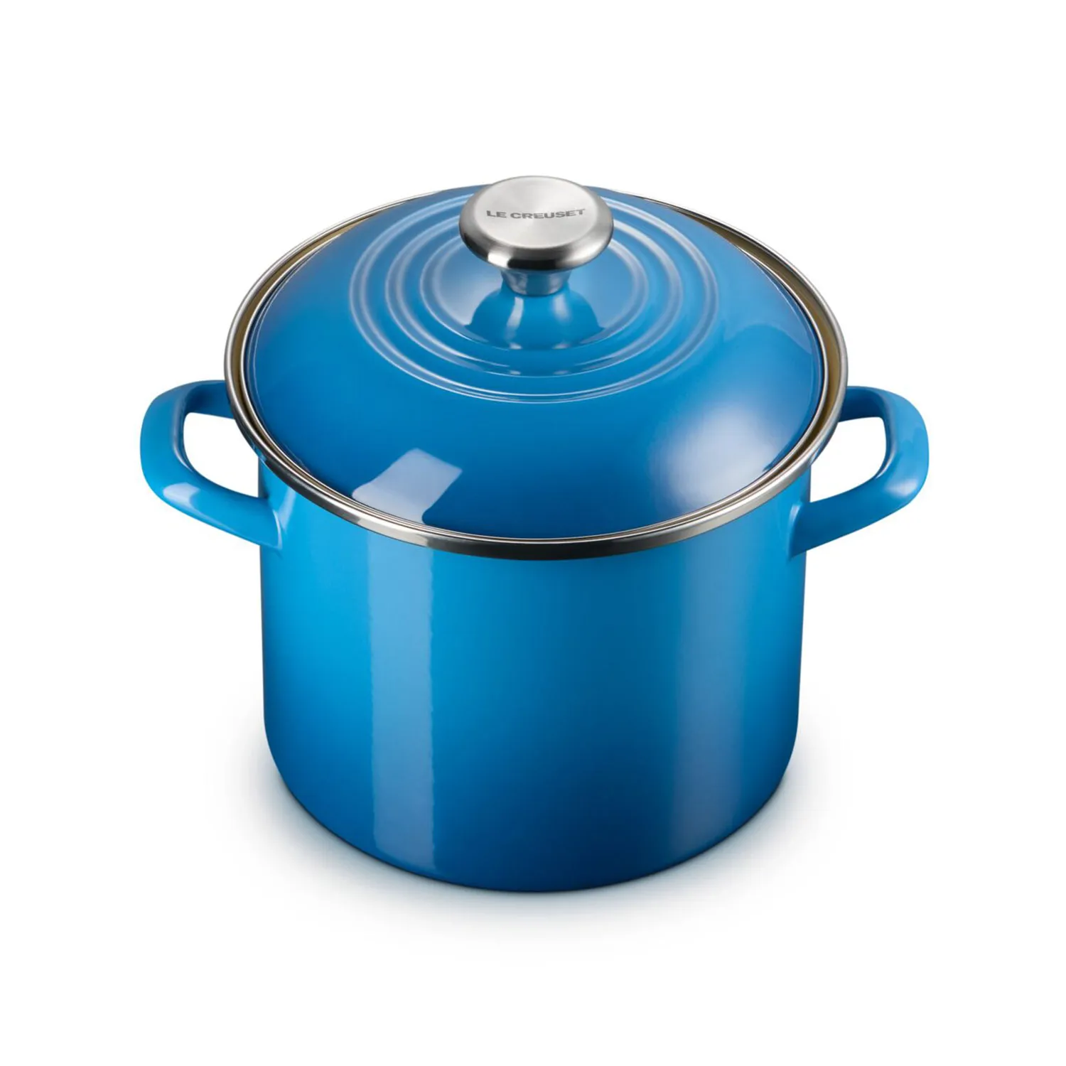 Le Creuset Enameled Steel Stockpot with Stainless Steel Knob, 6 qt.