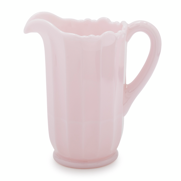 Mosser Pink Milk Glass Pitcher, 40 oz.