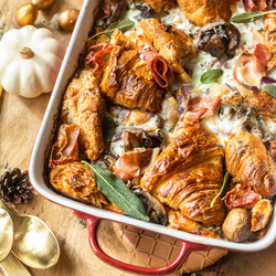 Prosciutto and Sage Croissant Stuffing