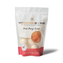 My Drink Bomb Peach Mango Cocktail Bombs, Set of 10