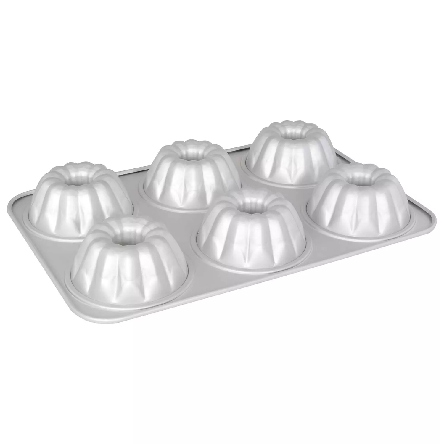 Choice 12 Cup 3.5 oz. Aluminum Muffin / Cupcake Pan - 14 x 11