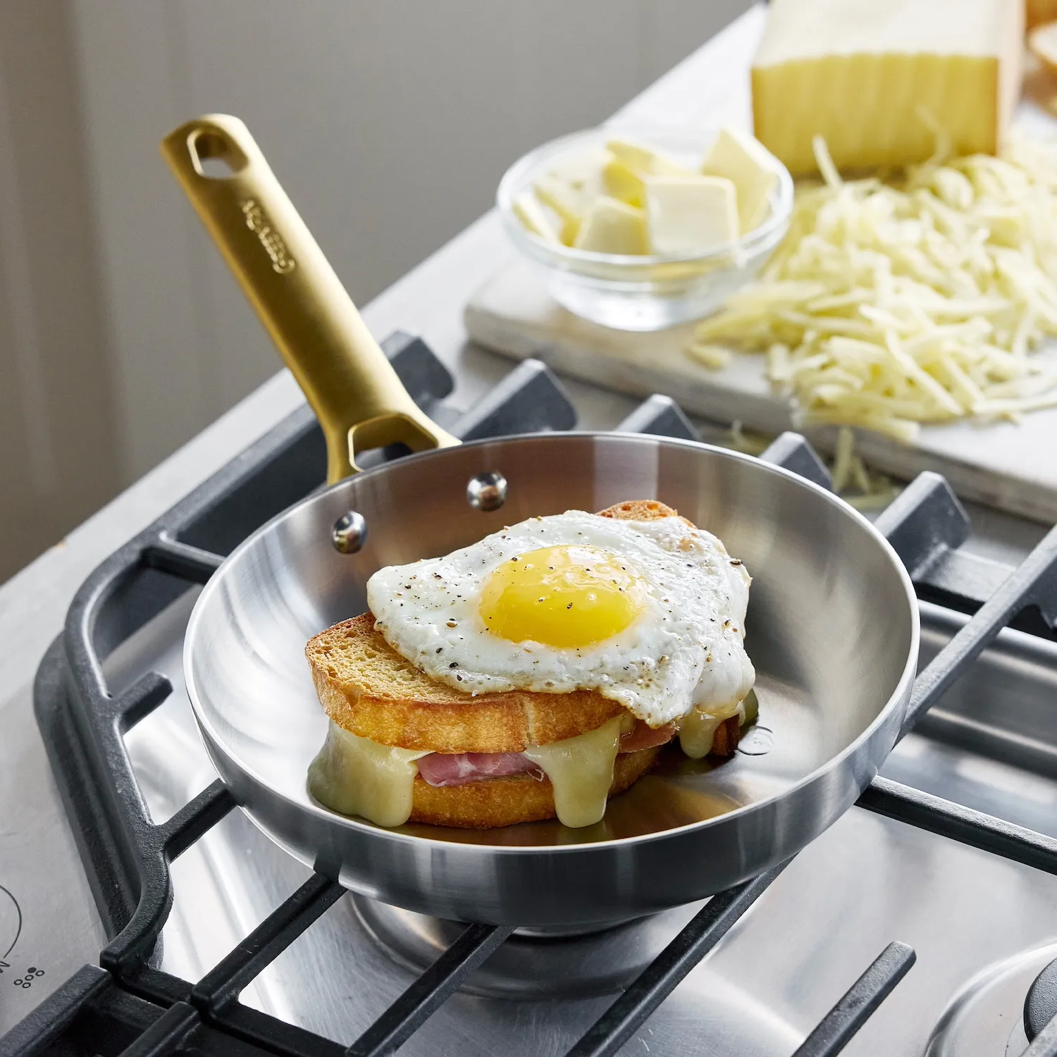 GreenPan Reserve Stainless Steel Skillet, 8"