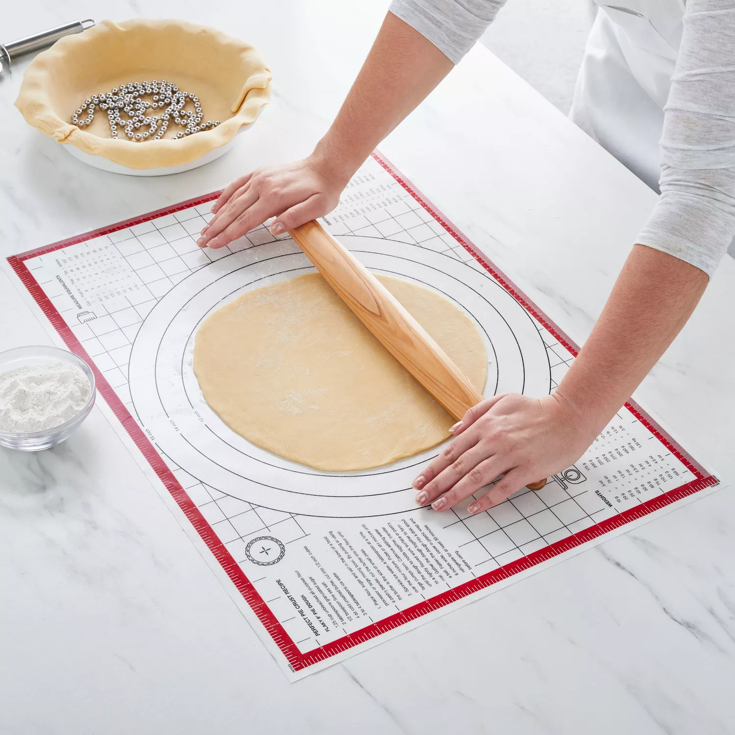 Sur La Table Nonstick Silicone Pastry Mat, 18 x 25