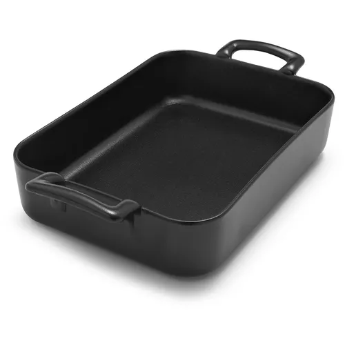 Revol Belle Cuisine Black Rectangular Baker, 3.8 qt.