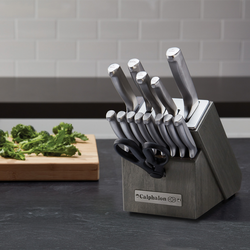 Calphalon Classic Self-Sharpening Stainless Steel 15-Piece Cutlery Set