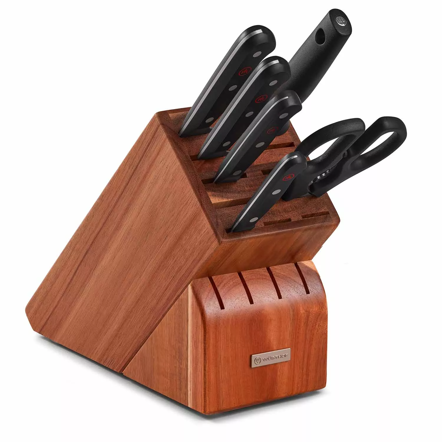 Wüsthof Gourmet 7-Piece Acacia Knife Block Set