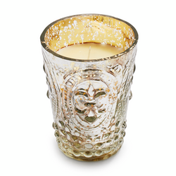 Silver Mercury Glass Candle