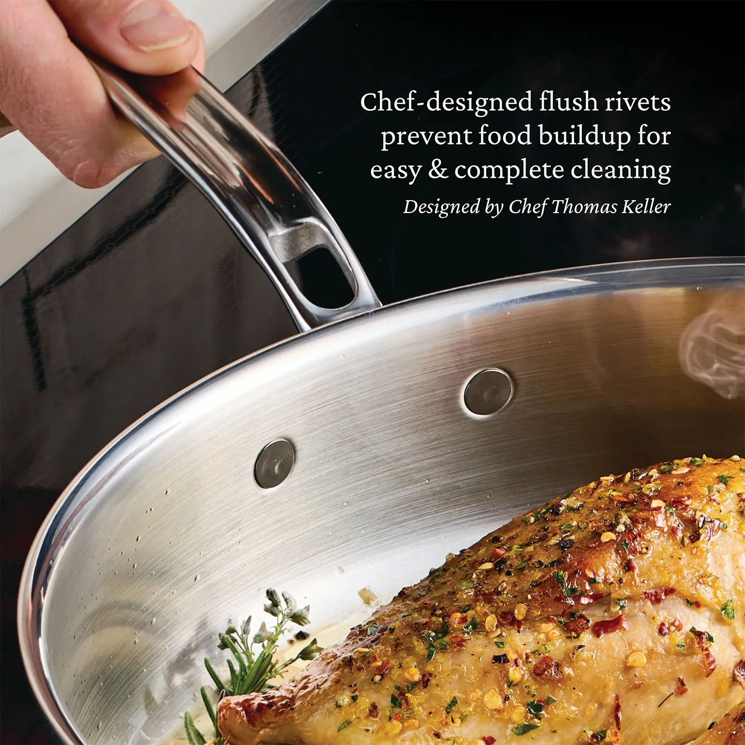 Hestan ProBond® Luxe Stainless Steel Sauté Pan
