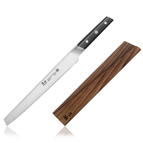 Cangshan TC Series Swedish Sandvik Steel Forged Bread Knife & Wood Sheath Set Cangshan TC Series Swedish Sandvik Steel Forged Bread Knife & Wood Sheath Set