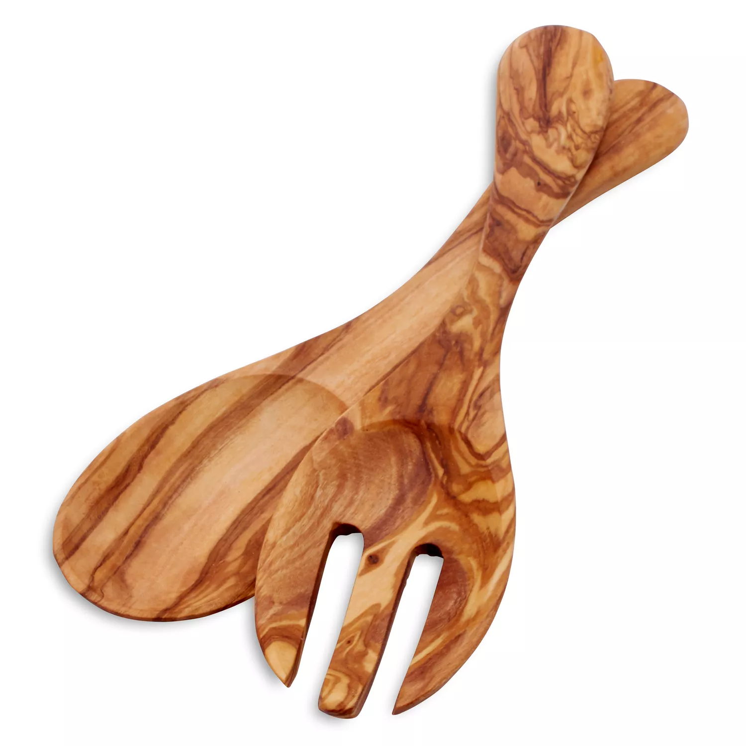 Sur La Table Italian Olivewood Salad Hands, Set Of 2