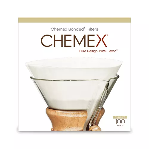 Chemex Pre-Folded Coffee Filters, Set of 100
