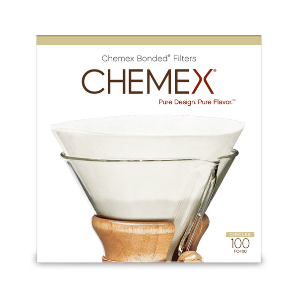 Chemex Pre-Folded Coffee Filters, Set of 100