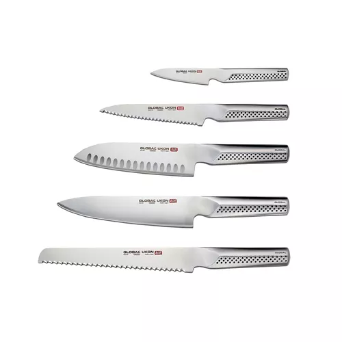 Global Ukon 6-Piece Knife Block Set