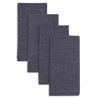 Sur La Table Chambray Quilted Napkins, Set of 4