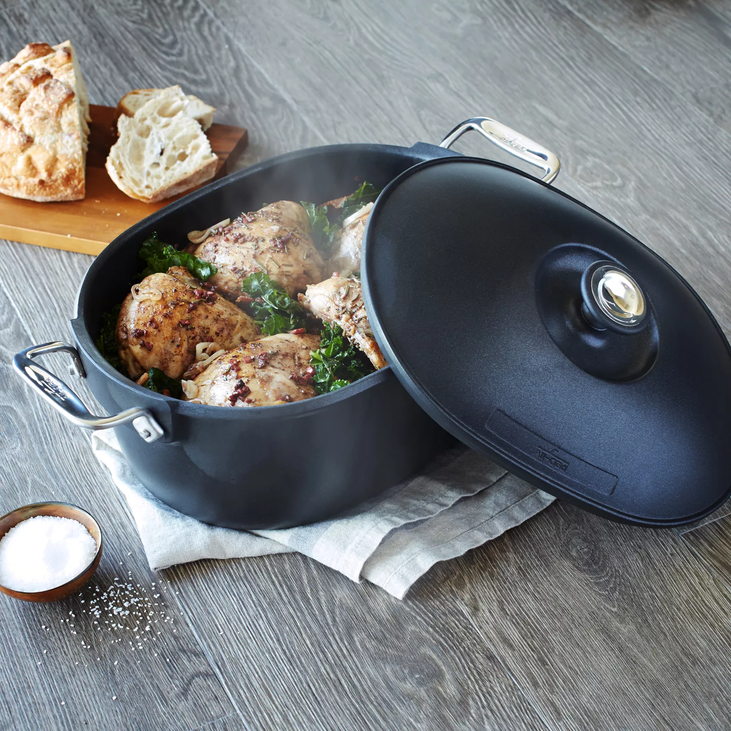 All-Clad Cast-Aluminum Nonstick Dutch Oven, 6&#189; qt.