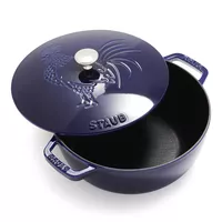 Staub Essential French Oven with Rooster Lid, 3.75 qt